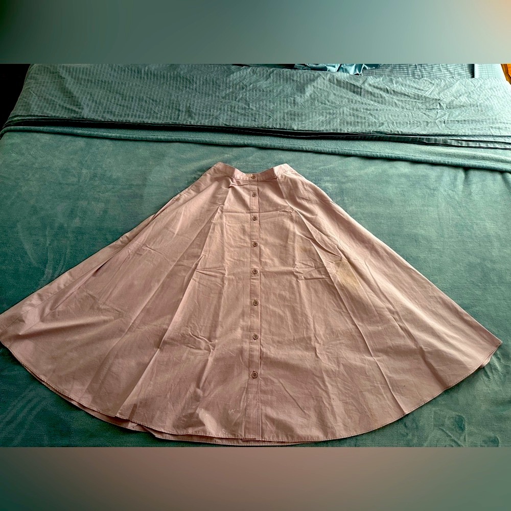 Uniqlo blush Purple A-Line Skirt